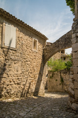Old traditional architecture in village in Provence region of France