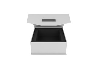 Leather Jewelry Box 3d rendering