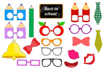 Back to School Photo booth Props. PRINTABLE © sakurra