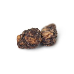 Granola maltflakes chocolate homemade flavour freshly baked isolate on white background