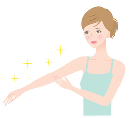 腕　美容　女性