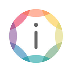 farbiges Icon - Informationen