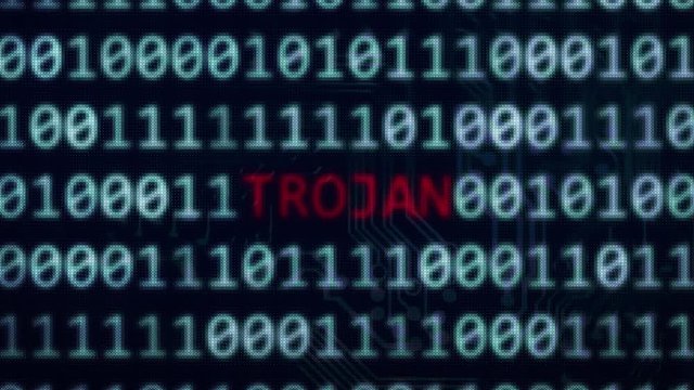 Trojan word between random binary data in 4k