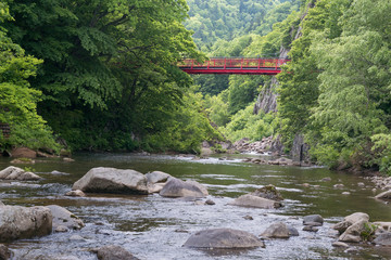 二見吊り橋 / 北海道 定山渓温泉