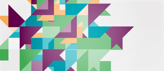 Triangle pattern design background