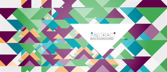 Triangle pattern design background