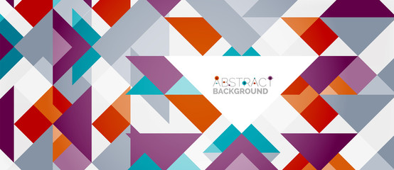 Triangle pattern design background