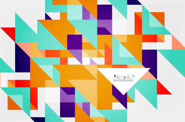Triangle pattern design background