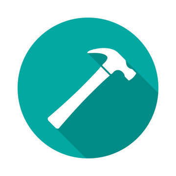 Hammer Icon In Circle Images – Browse 16,749 Stock Photos, Vectors, and  Video | Adobe Stock