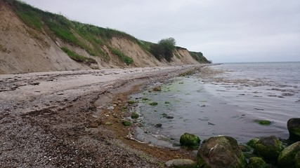 Kieler Steilküste mit Strand Strande Bülk Blick nach rechts
