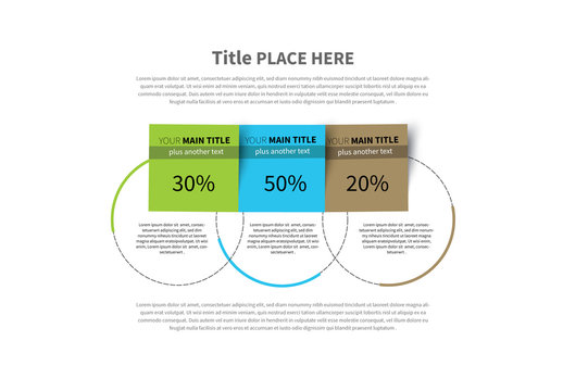Overlapping Cirlces and Squares Infographic Layout 1