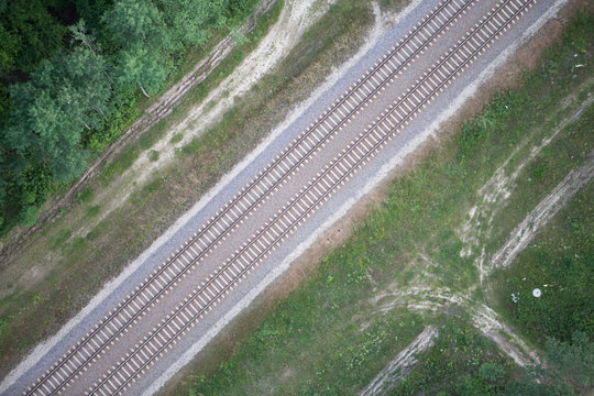Railroad from above