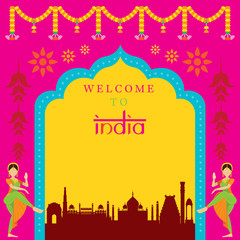 India Travel Attraction Frame