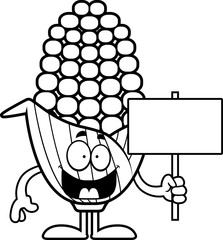 Cartoon Corn Sign