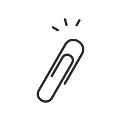 Obraz premium Paper clip icon