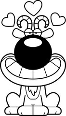 Cartoon Goat Love