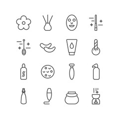 Spa icons set.