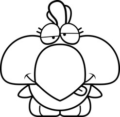 Cartoon Goofy Chicken