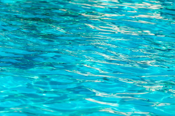 The smooth water in the pool as a background