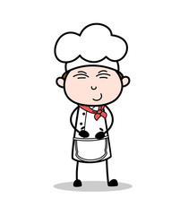 Cartoon Chef with Cute Smile Vector Illustration