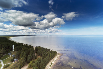 Gulf of Riga, Baltic sea at Mersrags, Latvia.