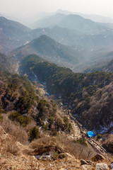 Fototapeta premium View from taishan mountain