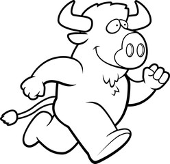 Buffalo Running
