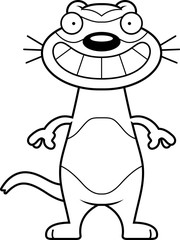 Happy Cartoon Ferret