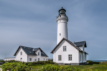 Fototapeta na wymiar lighthouse in Skagen, Denmark