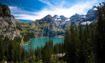 Wunderschöner Oeschinensee oberhalb von Kandersteg