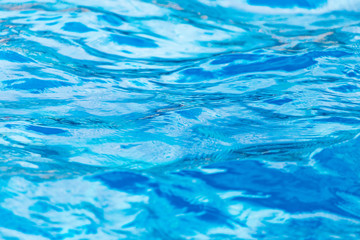 The smooth water in the pool as a background