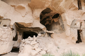 Carved Rooms in Zelve Valley, Cappadocia