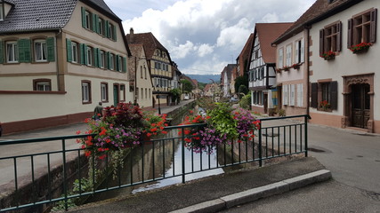 Historische Stadt im Elsaß