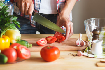 Woman cook at the kitchen