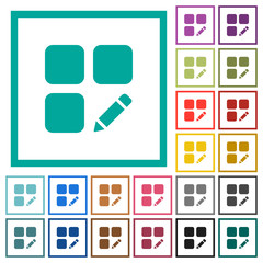 Rename component flat color icons with quadrant frames
