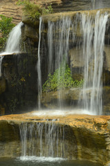 Wasserfälle in einem Nationalpar in Thailand