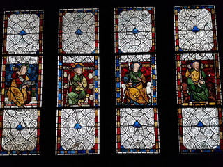 Four apostles church windows