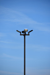 Security Lights on Pole