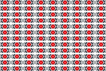Flowery stripes pattern