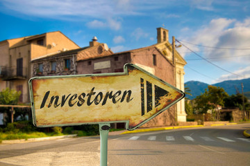 Schild 198 - Investoren