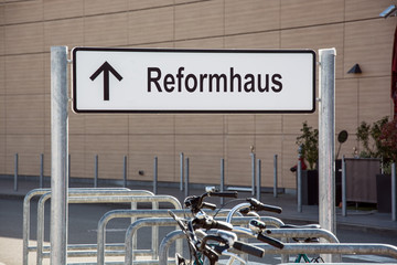 Obraz premium Schild 171 - Reformhaus