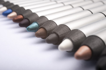 Naklejka premium Color make-up pencils