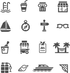 Holiday and Summer icons