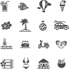 Vacation icons