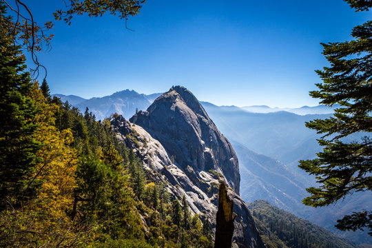 Moro Rock In Sequoia National Park, California