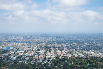 Fototapeta na wymiar Quarters of Los Angeles, California, USA