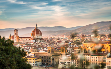 Fototapeta na wymiar Amazing view of beautiful Florence