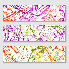 Art  background  with  paint  blots, splashes, drops 