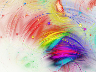 Abstract fractal background