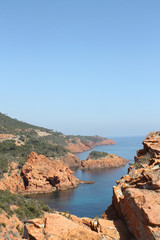 Fototapeta premium Esterel coast in French Riviera